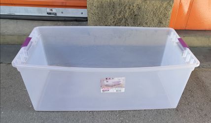 Clear Storage Container with NO Lid