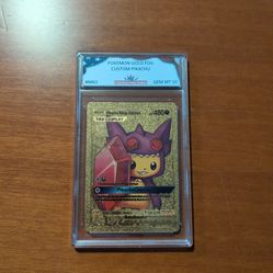 PGC Gem Mint Gold Foil 10 Pikachu Mega Sableye