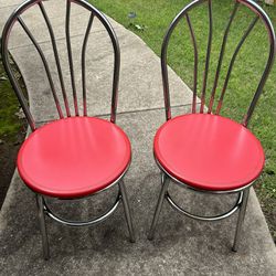 Retro Diner Chairs (4 total)