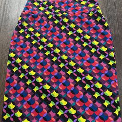 Womans Colorful Pencil Skirt Size XL By LulaRoe #13