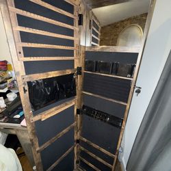 Sogmics Mirror/ Jewelry Cabinet With Key