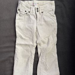 Bonpoint Corduroy Cream Pants - Size 4