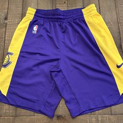 Los Angeles Lakers Nike Standard Issue Dri-FIT Practice Shorts Men's Size M