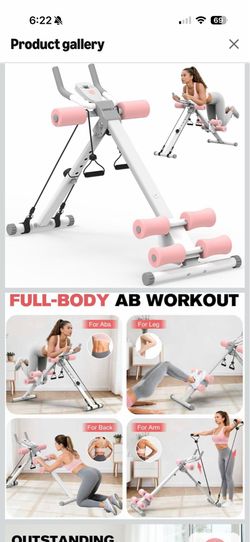 Ab workout machine