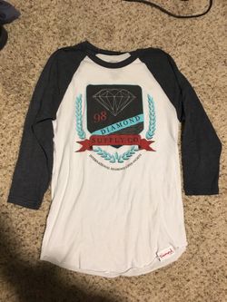 Diamond Supply M quarter sleeve shirt
