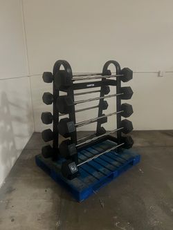 25lb-115lb Fixed Straight Dura Barbells Hampton Curl Bars (BRAND NEW)