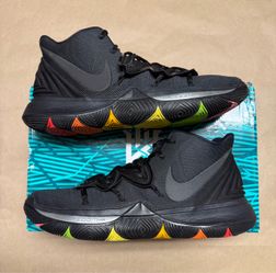 Nike Zoom Kyrie 5 Neon Sole Mens size 13 basketball shoes Rare!