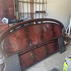 Wooden King Bed Frame 300