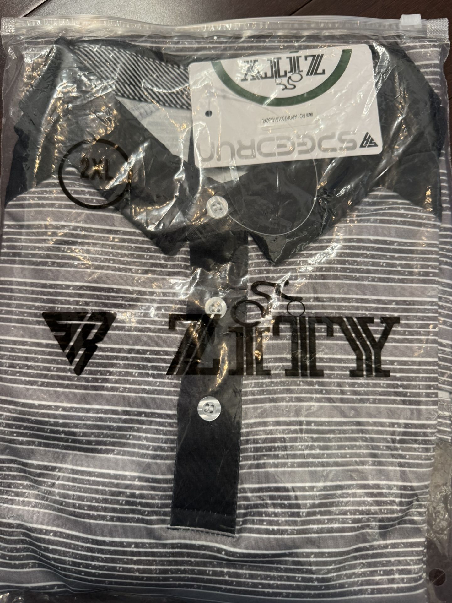 New Greek Lighting Short Sleeve Shirt Black 2XL