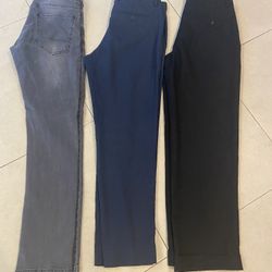 Man’s Dress Pants And Jeans 
