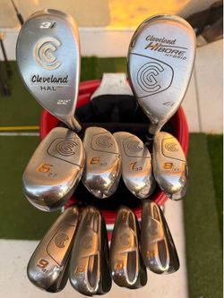 Cleveland Hibore full iron set plus hybrids