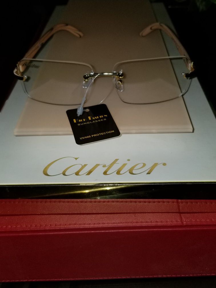 Cartier clear glasses very classy