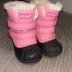Pink Snow Boots