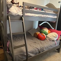 Bunk bed for sale one mattress only