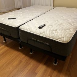 King Size Bed ! Split King Adjustable Bed ! Ghostbed Hybrid ! Ghost Bed Hybrid Mattress ! Movable Bed ! Motorized Bed ! Free Delivery