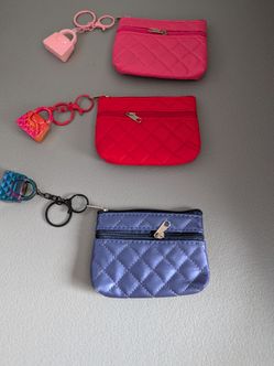 ALL 3 FOR $25 SMALL DOUBLE ZIP POUCH WITH MANY USES