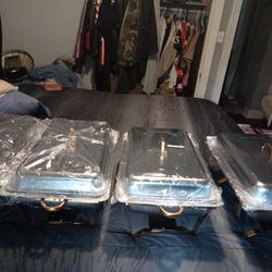 Chafing Dishes complete sets of 4