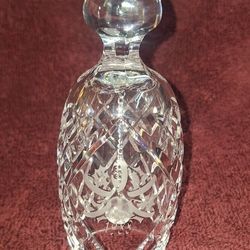 1988 Waterford Crystal Bell12 Days of Christmas - #5 Five Golden Rings Some Wear On Date Lettering C18P052