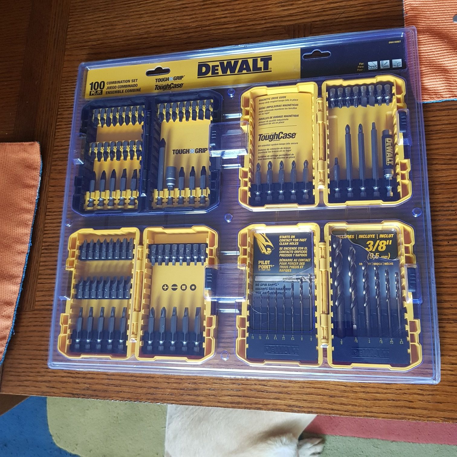 Dewalt 100-piece Impact Screw Driving Bit Set