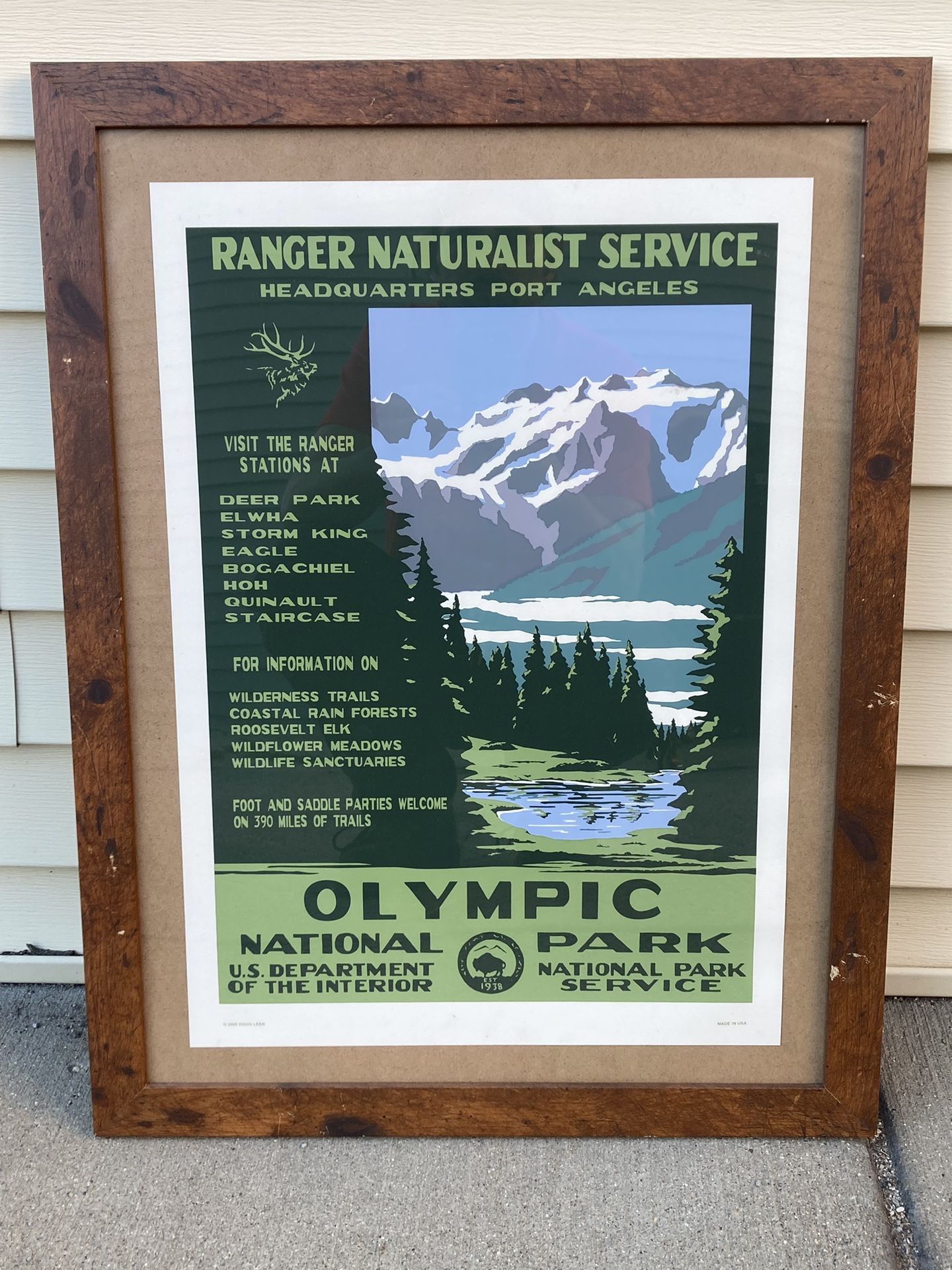 Olympic National Park Framed Poster