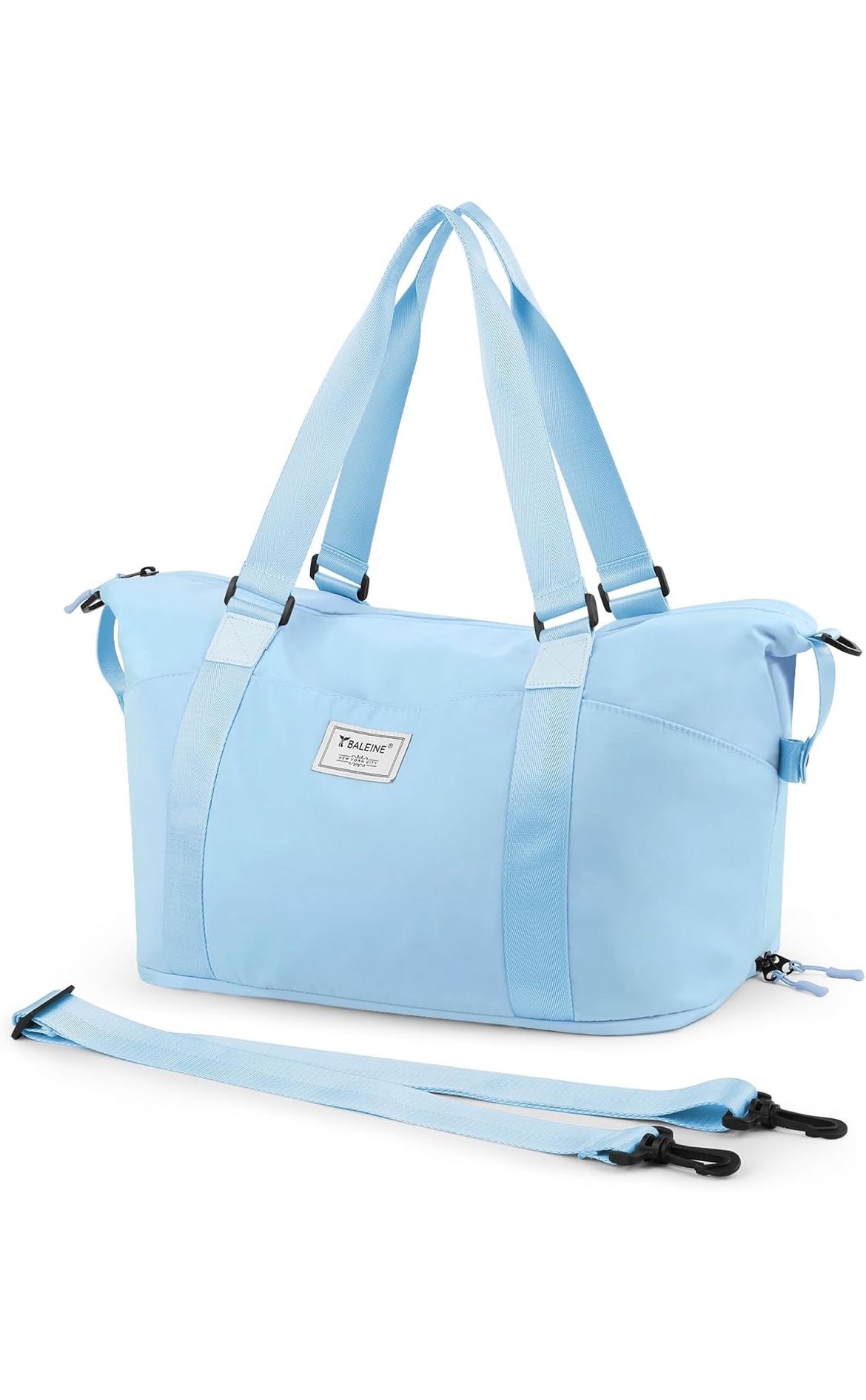 BALEINE Travel Tote Bag for Women, Weekender Carry-on, Large Duffel Bag