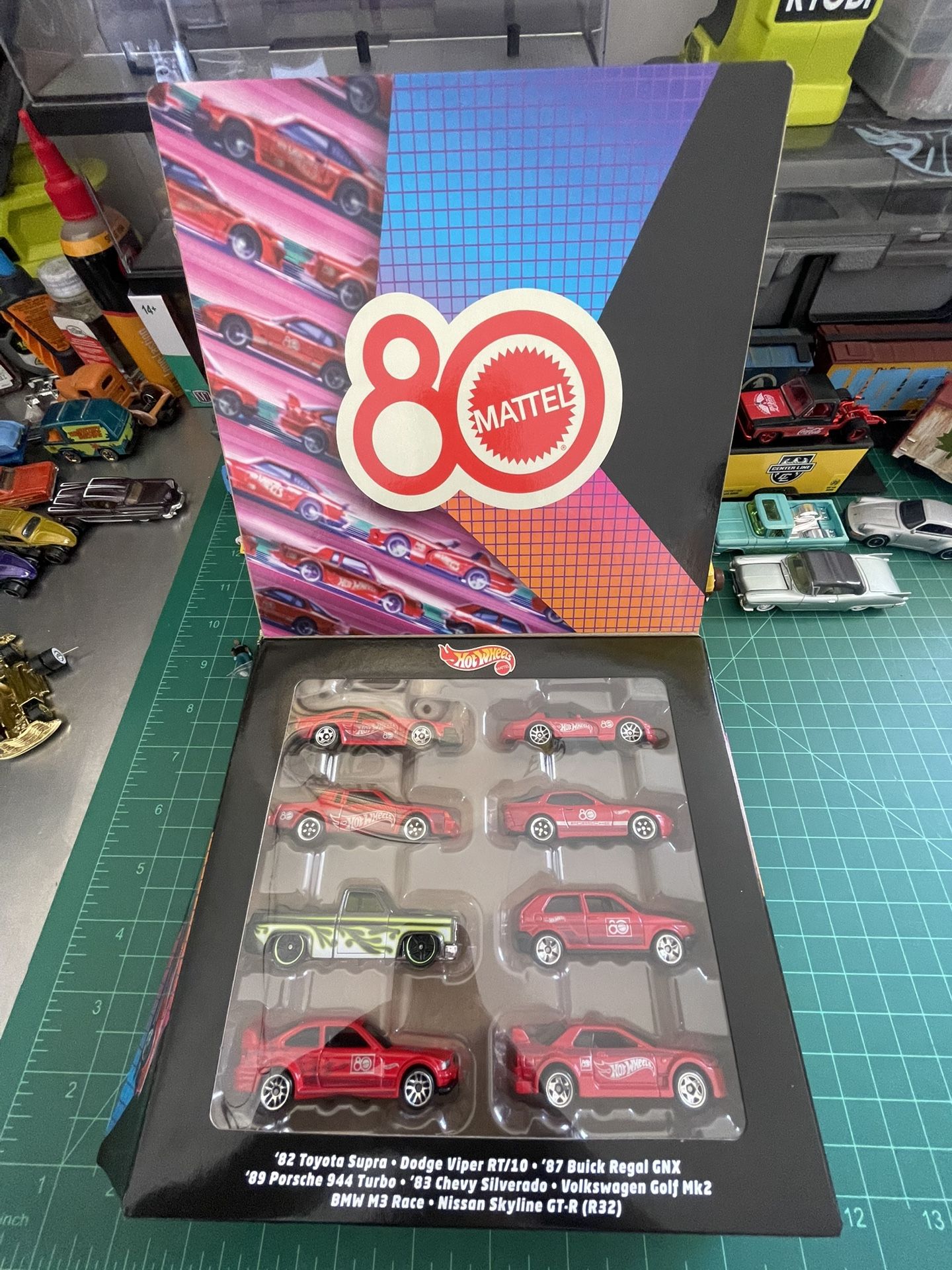 Hotwheels 80th Car Set (read Description)