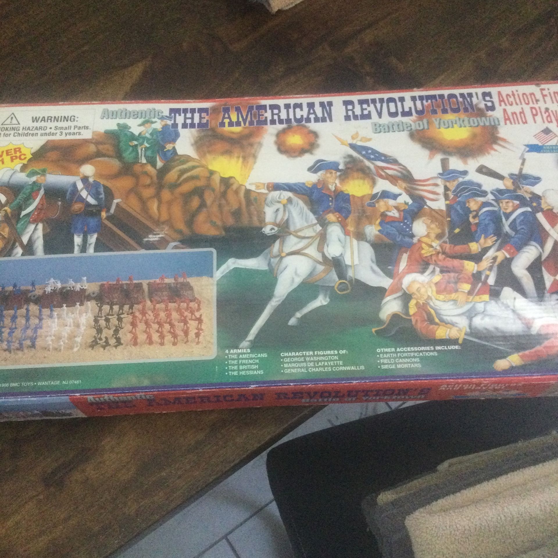 The American Revolution Playset And Action Figures