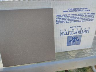 Puritan grey ceramic tile 6x6