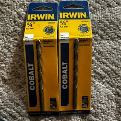 1/4” Cobalt Drill bit 