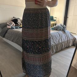 Boho Style Skirt For Fall