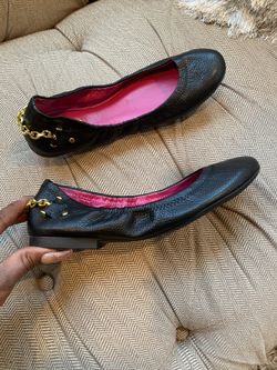 Ralph Lauren leather flex flats size 8.5
