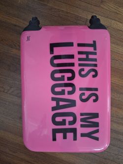 Pink suitcase