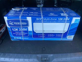 MRCOOL AC 5TH Gen 12k BTU Multi-Zone Indoor Wall Unit with WiFi - Heat and Cool 230V R454B Refriger