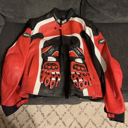 Bilt Racing Leather Jacket And Gloves - Unused