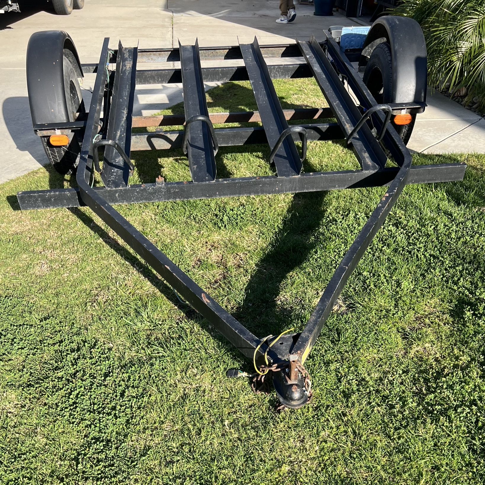 4 Space Dirt Bike Trailer 