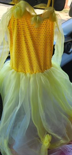 Fancy Yellow Princess Dress Size 4t-5t