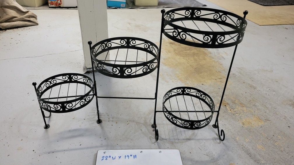 Plant Stand, Metal, Collapsible