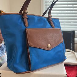 Blue Michael Kors Bag 