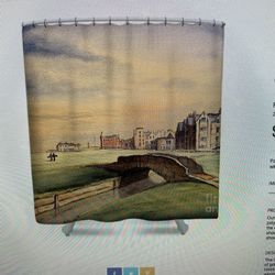 Golf - Shower Curtain  - NEW $50