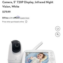 Vava  Video Baby Monitor Pan Tilt And Zoom 720pdisplay