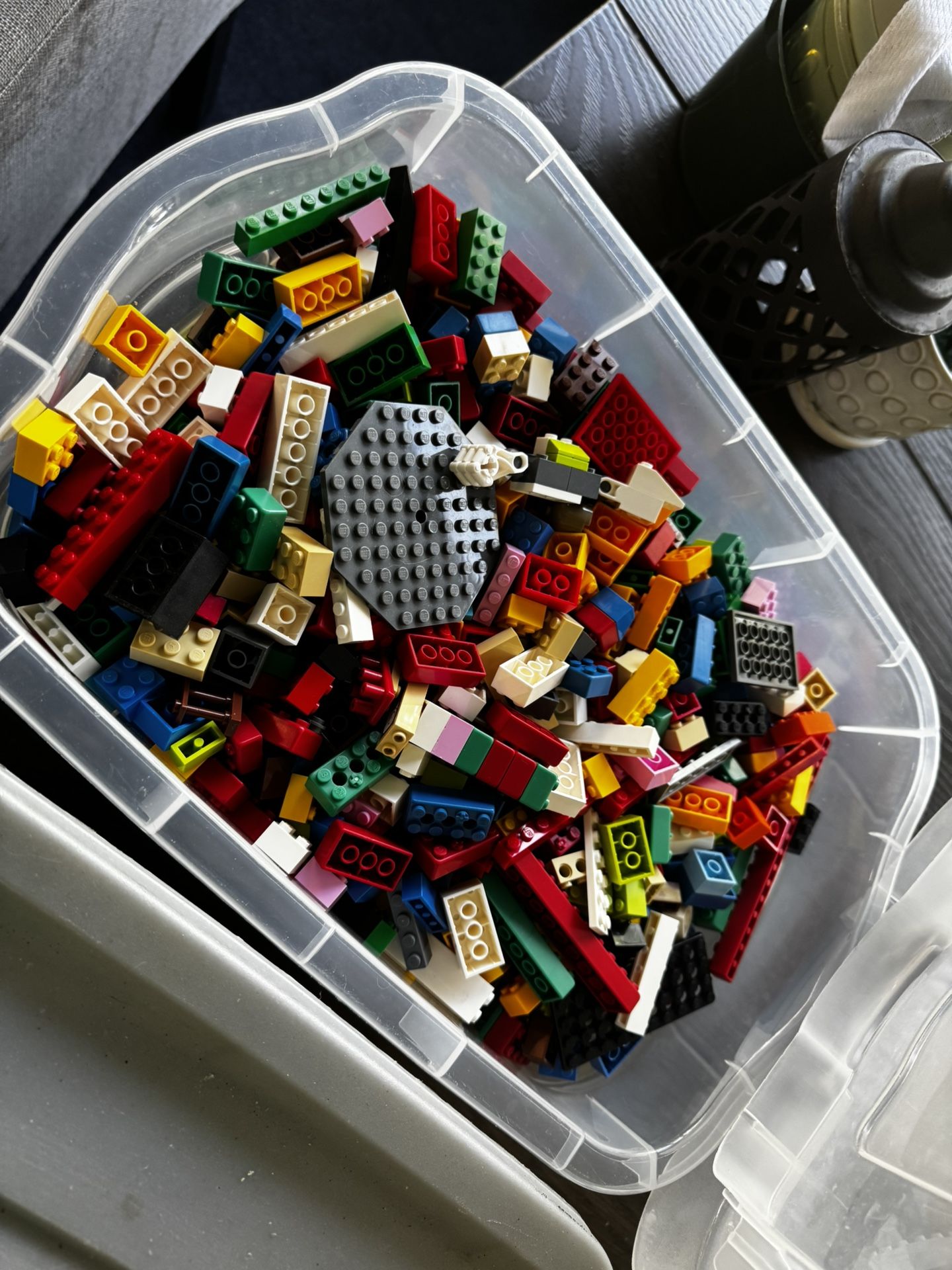 Lego Table And Lego- Lots