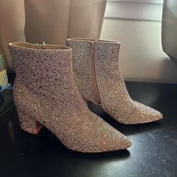 Jeweled Booties