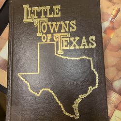 Collectible Little Towns Of Texas By Kathleen & Clifton St Clair