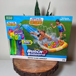 Bunch O Balloons  Waterslide Wipeout Slip & Slide with 265 Water Balloons