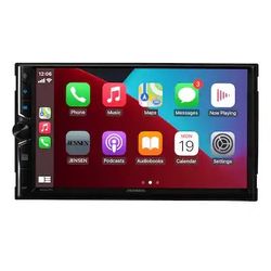 Jensen - J3CA7W 7" Double DIN Touchscreen Car Stereo Wireless CarPlay
