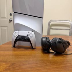 PlayStation 5 With 1 Controller And Turtle Beach Headset 