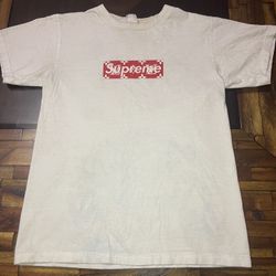 Supreme X Louis Vuitton White T-shirt