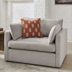 Details By Becki Owens Modern Comfy Oversized Tustin Fabric Chair