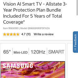 Samsung 85" Class - QN70F Neo QLED Series    Samsung - 65” Class QN90F Series