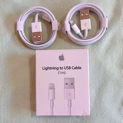 ( 2 ) New Apple Lightning USB Cable 